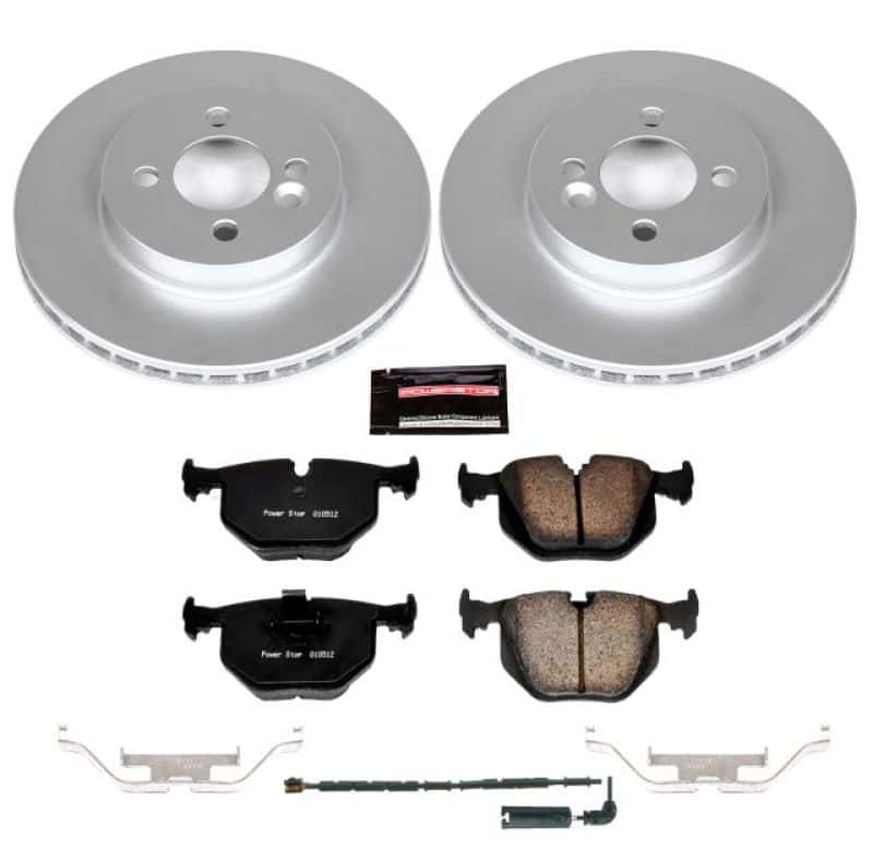 PowerStop — Power Stop 01-06 BMW 330Ci Rear Z23 Evolution Sport Coated Brake Kit - view 1