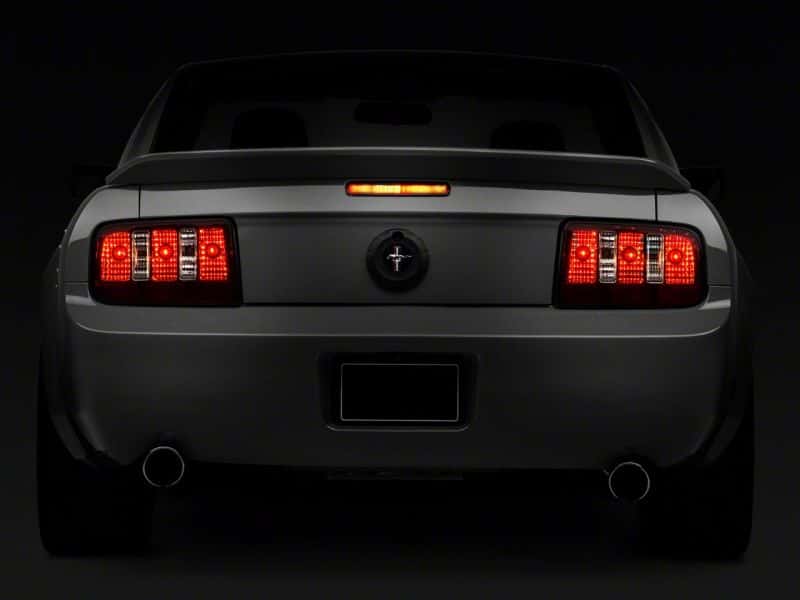 Raxiom — Raxiom 05-09 Ford Mustang Coyote Tail Lights- Blk Housing (Smoked Lens)
Lights - view 1