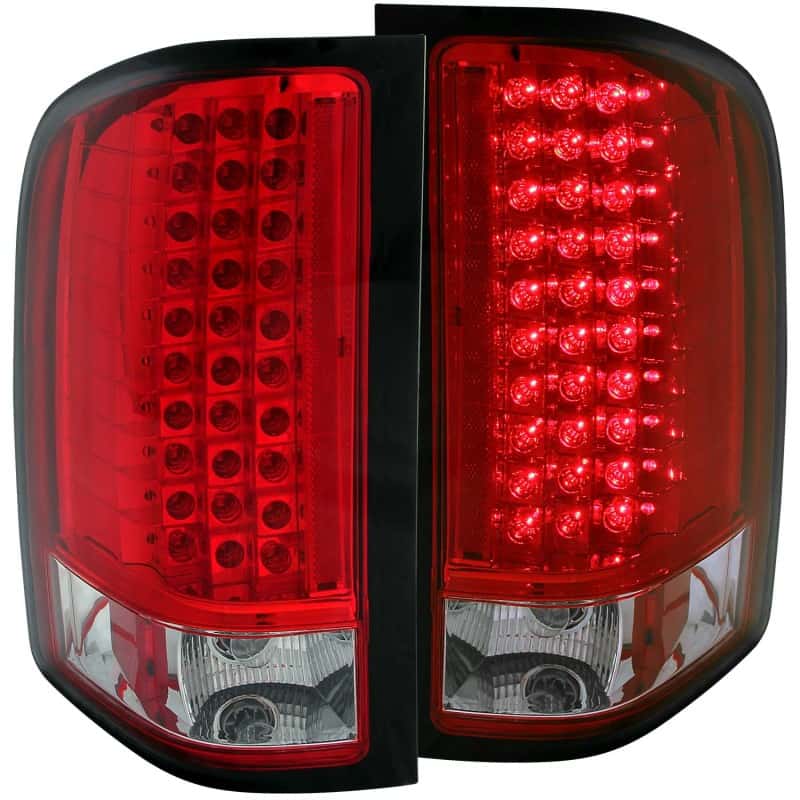ANZO — ANZO 2007-2013 Chevrolet Silverado 1500 LED Taillights Red/Clear
TailLightSet - view 1