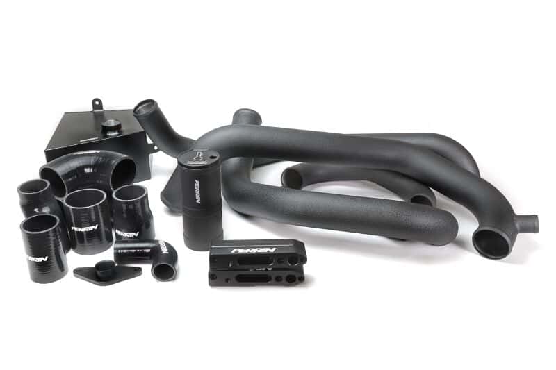 Perrin Performance — PERRIN 15-21 Subaru STI Front Mount Intercooler Boost Tube Kit - Black - view 2