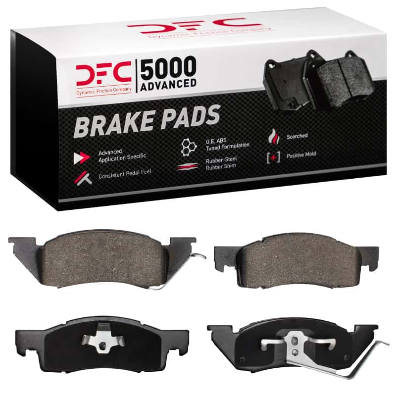 DFC — DFC 87-90 Dodge Dakota 4WD Front 5000 Advanced Semi Metallic Brake Pads
DFC Brake Pad Set - view 1