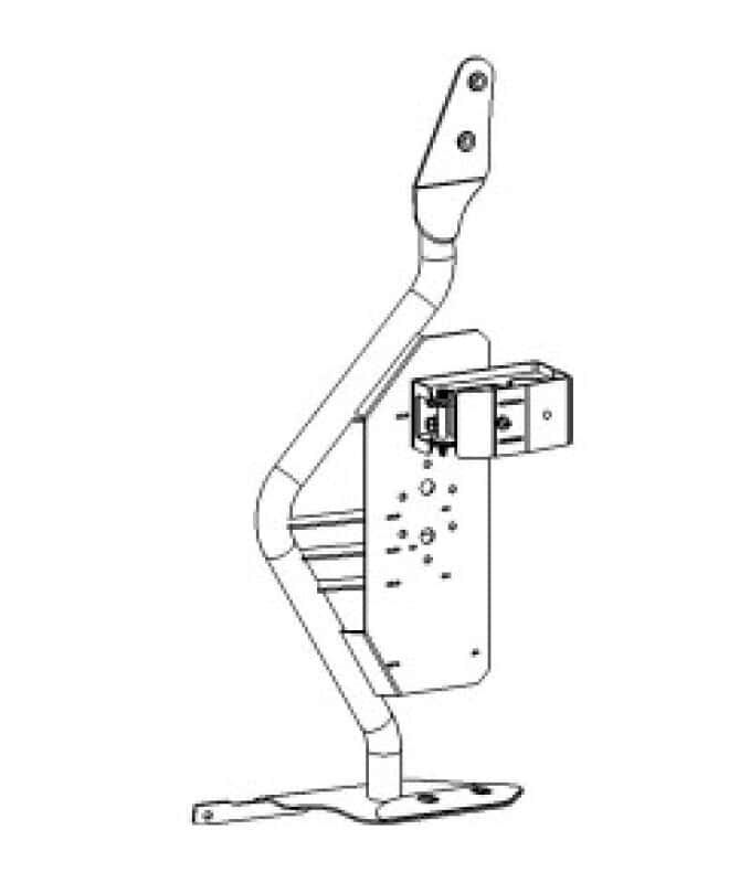 Go Rhino — Go Rhino 07-18 Jeep Wrangler JK/JKU Front Fender Jack Mount for Hi-Lift Jack - Tex. Blk
Jack Mount-Exterior - view 8