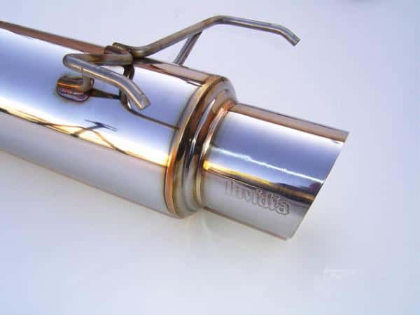 Invidia — Invidia 06-08 Honda Fit 50mm (101mm tip) Cat-back Exhaust - view 2
