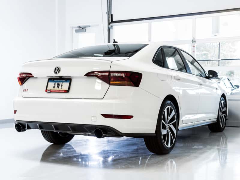 AWE Tuning — AWE Tuning 18-21 Volkswagen Jetta GLI Mk7 Touring Exhaust - Diamond Black Tips (Fits High-Flow DP)
Touring Exhaust - view 4