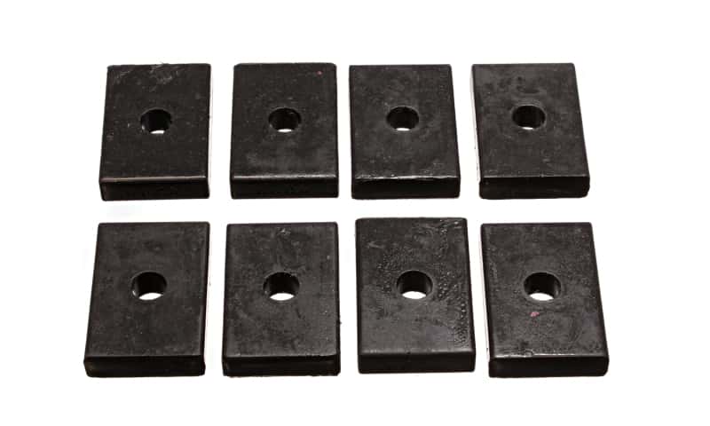 Energy Suspension — Energy Suspension Pad - Firm - 2-7/16in L x 1-5/8in W x 15/32 ID x 1/2in H - Black
LeafSprngInsulator - view 3
