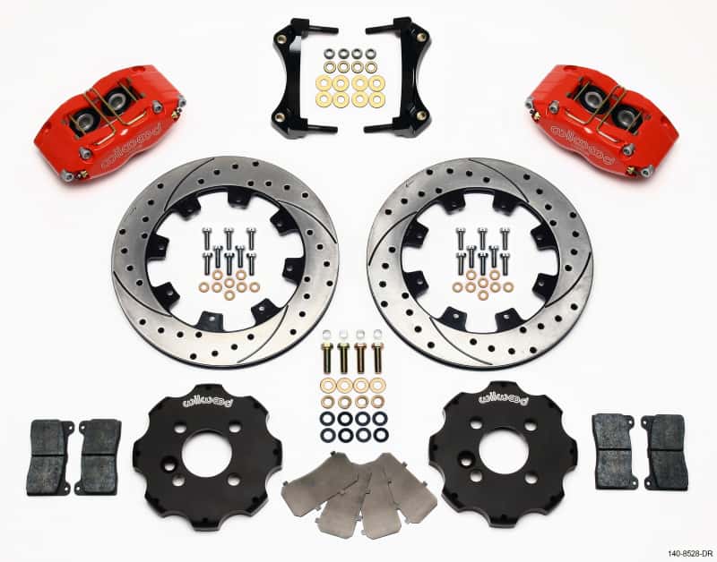 Wilwood — Wilwood Dynapro Radial Front Kit 12.19in Drilled Red Mini Cooper
BRAKE KIT - view 2