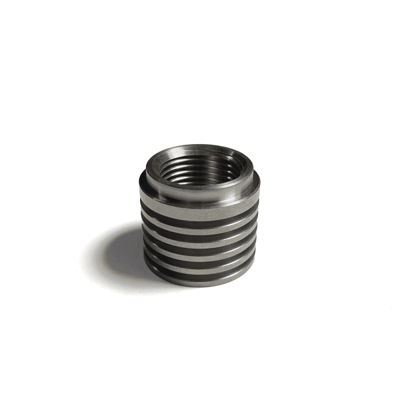 Ticon — Ticon Industries Titanium O2 Sensor Bung w/ Built In Heat Sink (M18x1.5) - view 2