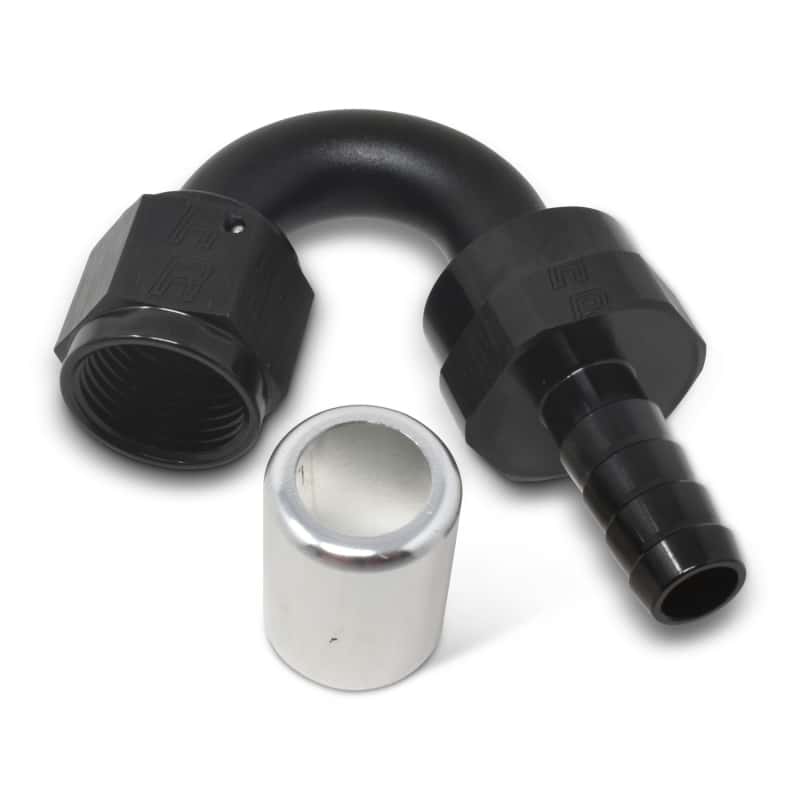 Russell — Russell Performance -6 AN Proclassic Crimp 150 Degree End (O.D. 0.600)
Hose Fitting - view 4