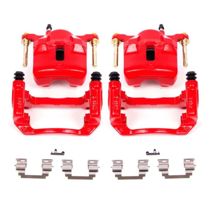 PowerStop — Power Stop 03-08 Pontiac Vibe Front Red Calipers w/Brackets - Pair
Caliper Set - view 1