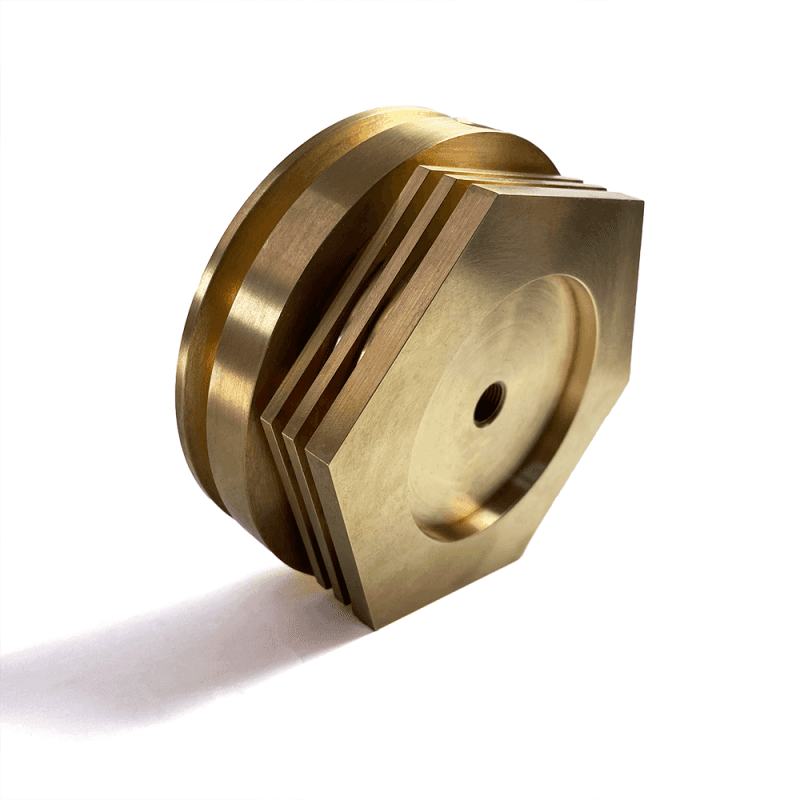 Ticon — Ticon Industries Tig Aesthetics 3in Universal V-Band Heat Sink w/ Purge - Tellurium Copper - view 3