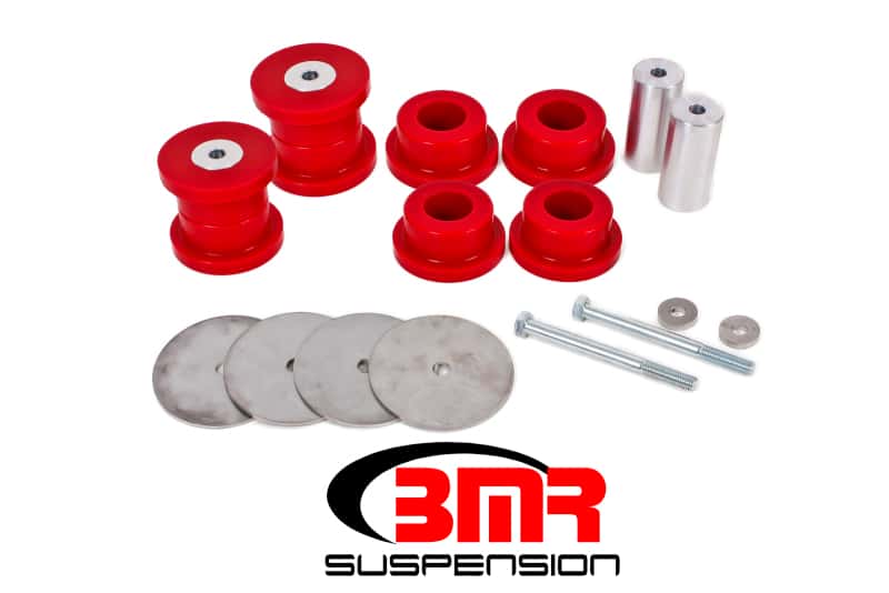 BMR Suspension — BMR 16-17 6th Gen Camaro Rear Cradle Bushing Kit (Polyurethane) - Red
Rear Cradle Bushings - view 1