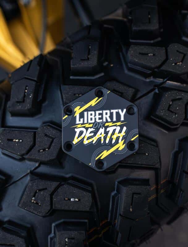 PRP Seats — PRP Steering Wheel Center Cap Liberty or Death - view 5