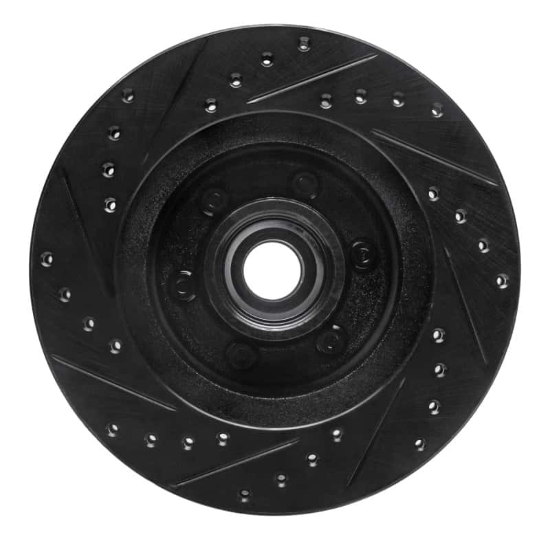 R1 Concepts — R1 91-96 Dodge Dakota RWD Front Right Drilled & Slotted Black Brake Rotor
R1 Brake Rotor Drill - view 5
