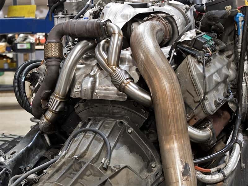 aFe — aFe Twisted Steel Header Up-Pipe 08-10 Ford Diesel Trucks V8-6.4L (td)
TwistedSteel Up-Pipe - view 6