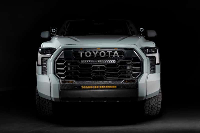 Diode Dynamics — Diode Dynamics 2022-2026 Toyota Tundra Pro Grille SS20 Pro LED Kit Yellow Combo 3000K - view 3