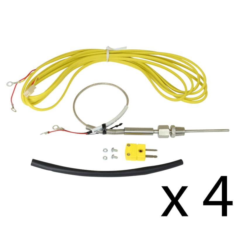 AEM — AEM Single K-Type Thermocouple Kit - 4 Pack
K-Type Temp Sens/Ext
QTY 4 K-Type Closed - view 1