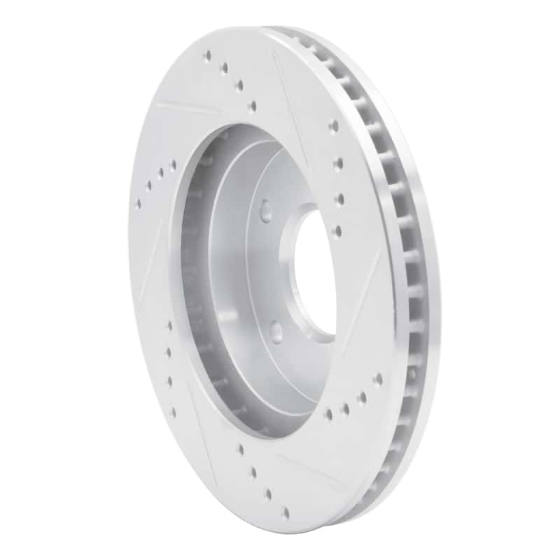 R1 Concepts — R1 1997-2005 Chevrolet Blazer Front Left Drilled & Slotted Silver Brake Rotor
R1 Brake Rotor Drill - view 4