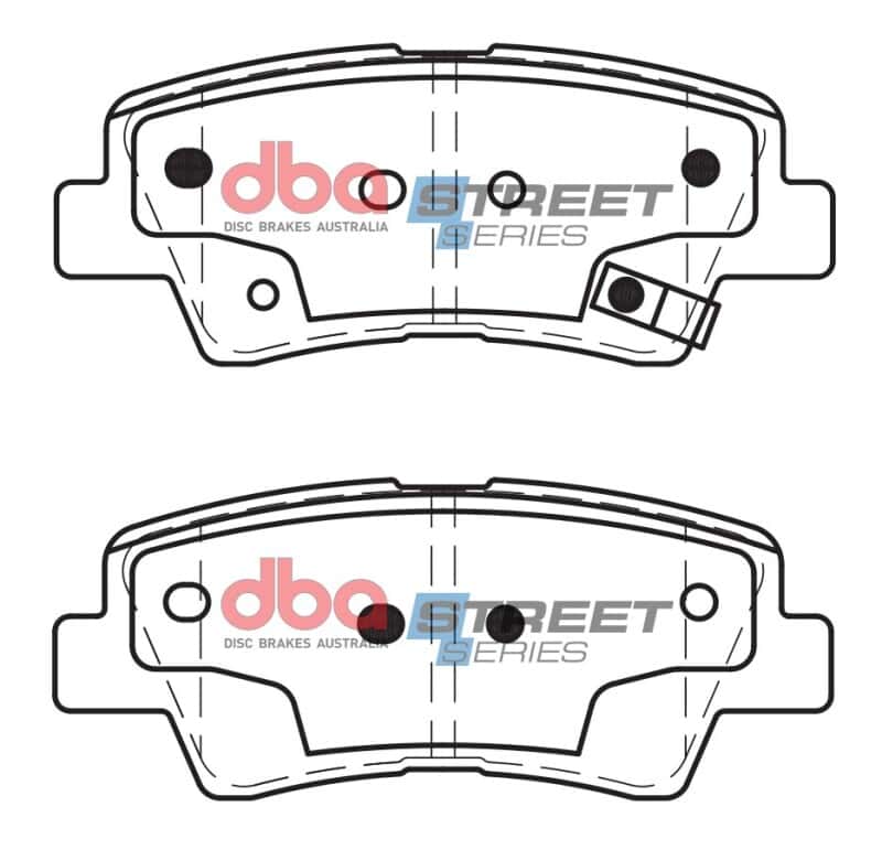 DBA — DBA 13-14 Chrysler 200 (340mm Front Rotor) Street Series Front Brake Pads
Brake Pad - view 1