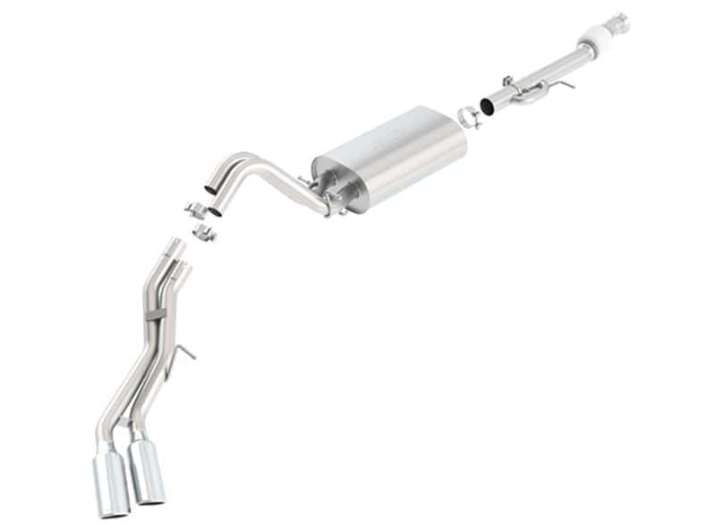 Borla — Borla 15-16 Cadillac Escalade ESV 6.2L Auto Trans Dual Round Rolled Truck Side Exit Catback Exhaust
Cat-Back System
ExhstSysKt - view 1