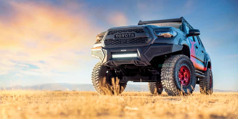 Go Rhino — Go Rhino 16-21 Toyota Tacoma Element Front Bumper with Fixed Light Bar Mount Textured Black
Element Front Bumper - view 7