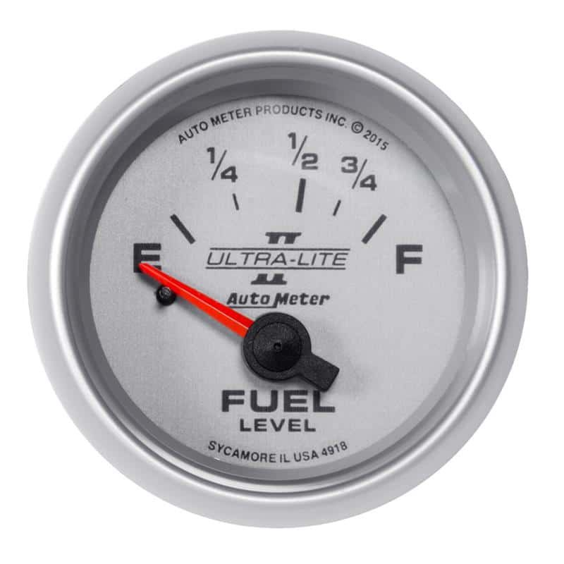AutoMeter — Autometer Ultra-Lite II Gauge Fuel Level 2 1/16in 16e To 158f Elec Ultra-Lite II
2" FUEL LEVEL, 16E/1 - view 2
