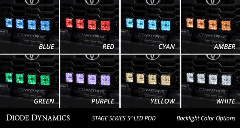 Diode Dynamics — Diode Dynamics 2022 Toyota Tundra SS5 Grille CrossLink Bracket Kit - view 8