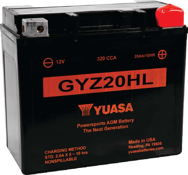 Yuasa Battery — Yuasa GYZ20HL High Performance Maintenance Free AGM 12-Volt Battery - view 1