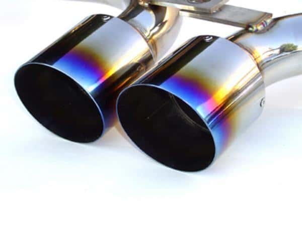 Invidia — Invidia 03-04 Mini Cooper S 60mm (80mm tip) Titanium Tip Cat-back Exhaust *OVERSIZE SHIPPING* - view 2