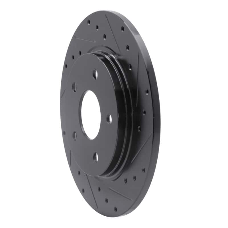 R1 Concepts — R1 08-16 Chrysler Town & Country Rear Right Drilled & Slotted Black Brake Rotor
R1 Brake Rotor Drill - view 2