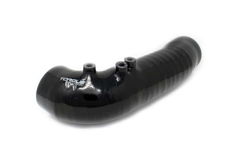 Torque Solution — Torque Solution Turbo Inlet Hose Black (Non-Recirc): 02-07 Subaru WRX / 04-20 STI / 05-09 Legacy GT - view 1