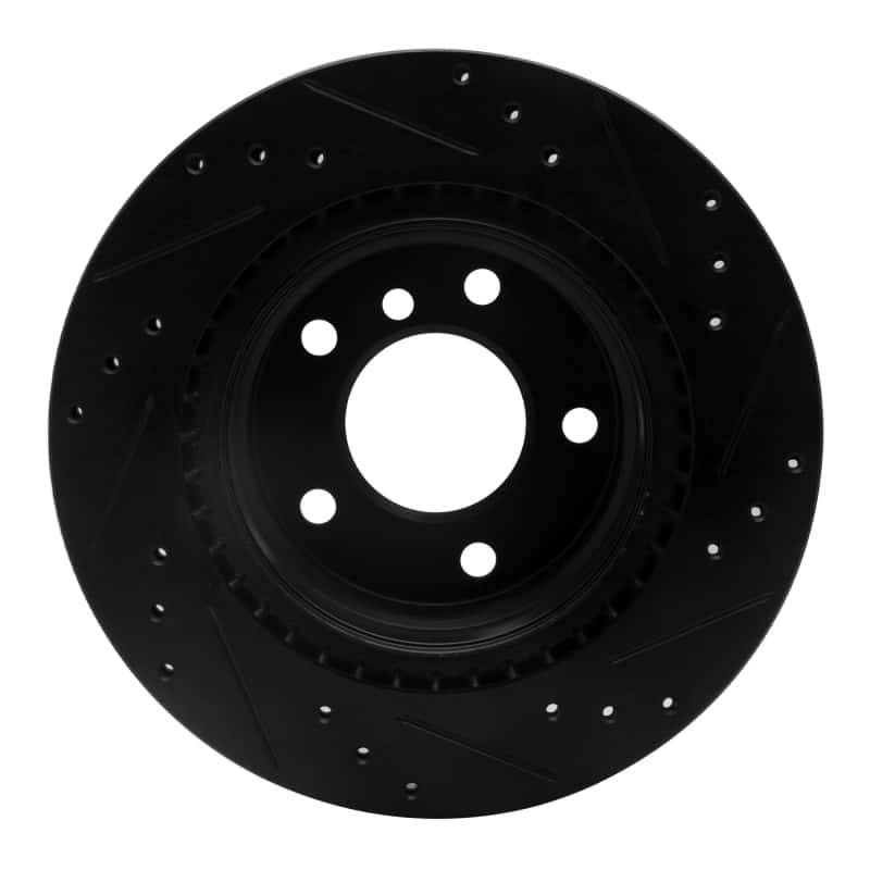 R1 Concepts — R1 08-13 BMW 128I Rear Left Drilled & Slotted Black Brake Rotor
R1 Brake Rotor Drill - view 5