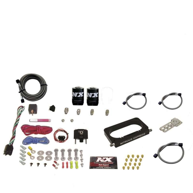 Nitrous Express — Nitrous Express 96-04 Ford Mustang Cobra/Mach 1 4 Valve Nitrous Kit (50-300HP) w/o Bottle
Injection System Kit
N2OSys - view 1