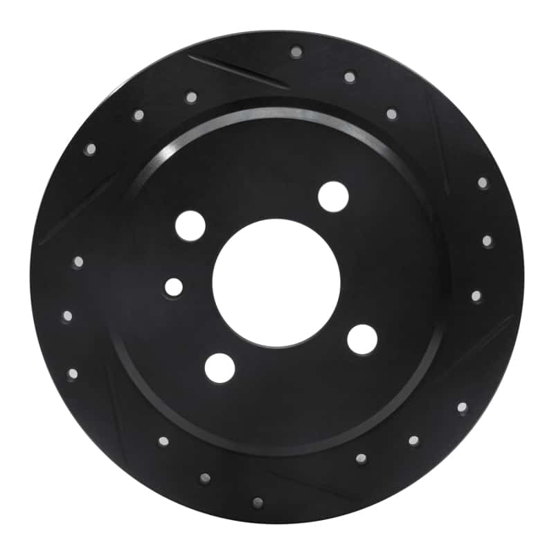 R1 Concepts — R1 84-91 BMW 325I (USA/Canada) Rear Right Drilled & Slotted Black Brake Rotor
R1 Brake Rotor Drill - view 1