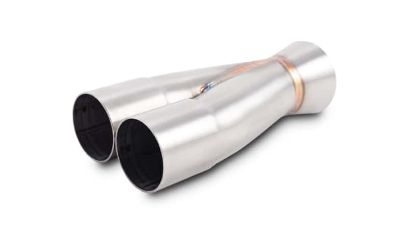 Vibrant — Vibrant 2-1 SS Merge Collector 1.875in Inlet I.D. x 2.50in Outlet O.D. 7.75in Overall Length
2IN1COLL-1.875"X2.5
Exhaust Collector - view 2