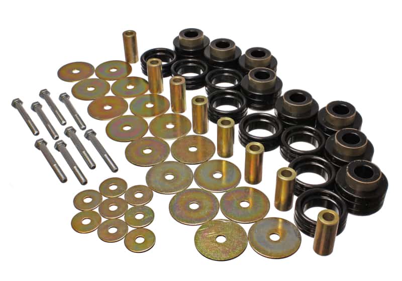 Energy Suspension — Energy Suspension Body Mount Set Inc. Hardware - Black
BodyMntBshKt - view 3