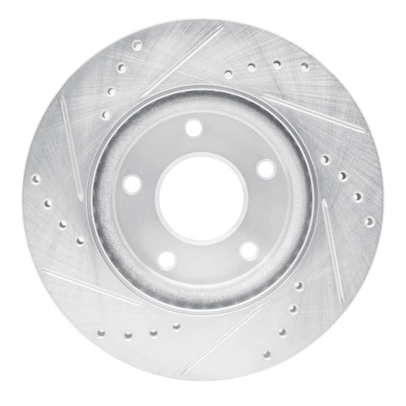 R1 Concepts — R1 13-19 Nissan SENTRA Front Right Drilled & Slotted Silver Brake Rotor
R1 Brake Rotor Drill - view 5
