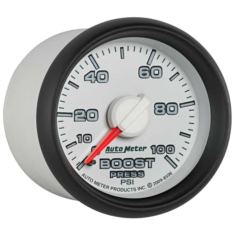 AutoMeter — Autometer Factory Match 52.4mm Mechanical 0-100 PSI Boost Gauges 3 pressure Ranges
2-1/16" BOOST, 0-100 - view 11