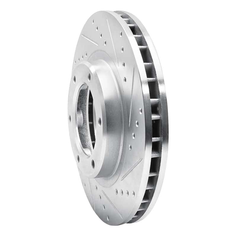 R1 Concepts — R1 93-97 Lexus LX450 Front Right Drilled & Slotted Silver Brake Rotor
R1 Brake Rotor Drill - view 2