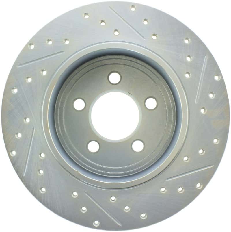 Stoptech — StopTech Select Sport 06-15 Dodge Charger/ 05-15 Chrysler 300 Slotted/Drilled Right Rear Brake Rotor
Drill/Slotted Rotor
Disc Brake Rotor - view 2