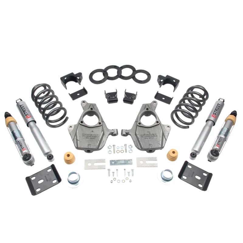 Belltech — Belltech LOWERING KIT 16.5-17 Chevy Silverado All Cab 2W 3-4F/ 7R
LOWERING KIT - view 3