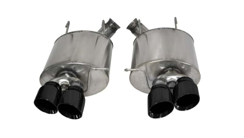 CORSA Performance — Corsa 2013-2014 Ford Mustang Shelby GT500 5.8L V8 Black Sport Axle-Back Exhaust
Exhaust - view 1