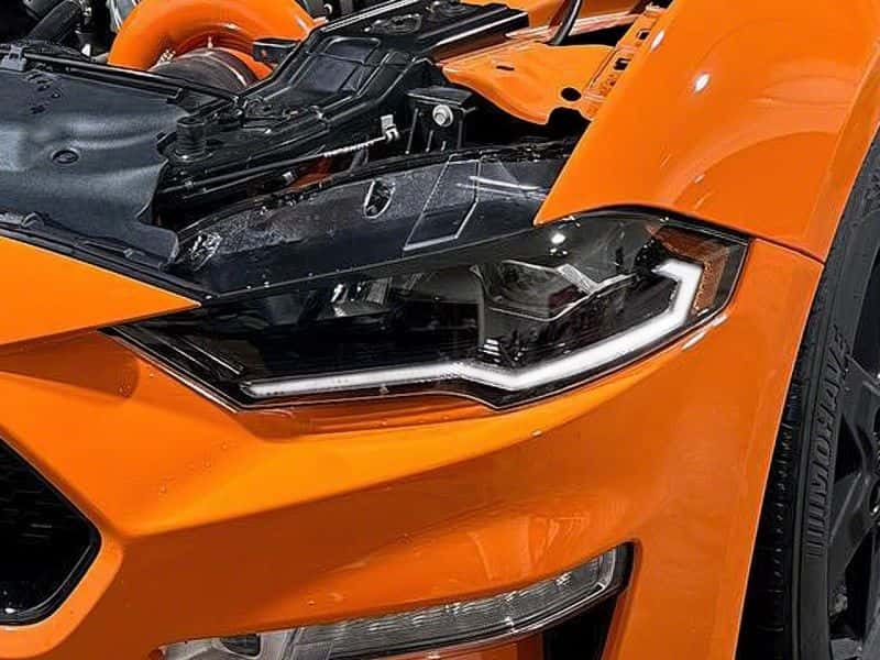Raxiom — Raxiom 18-23 Ford Mustang GT EcoBoost LED Projector Headlights- Blk Housing (Clear Lens)
Headlights - view 4