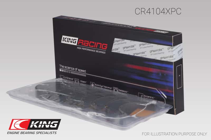 King Engine Bearings — King Engine Bearings Audi/VW 83-03 1.6L/1.8L/2.0L (Size .026) Performance Coated Rod Bearing Set - view 1