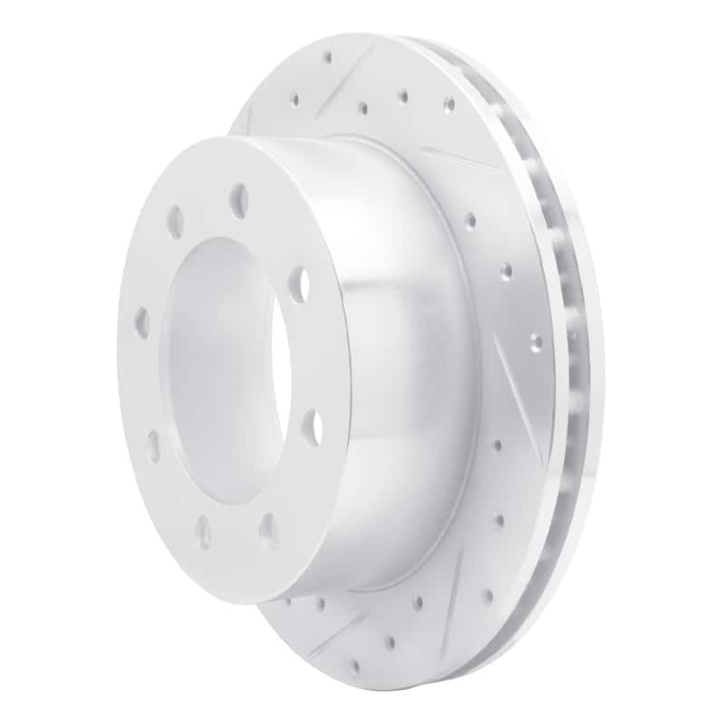 R1 Concepts — R1 99-07 Ford E-150 Rear Left Drilled & Slotted Silver Brake Rotor
R1 Brake Rotor Drill - view 2
