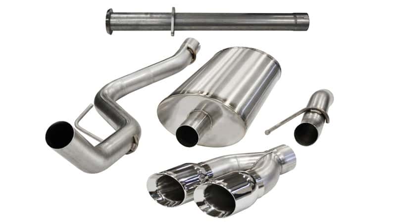 CORSA Performance — Corsa 2011-2014 Ford F-150 Raptor 6.2L V8 145in Wheelbase Polished Xtreme Cat-Back Exhaust
Exhaust - view 3