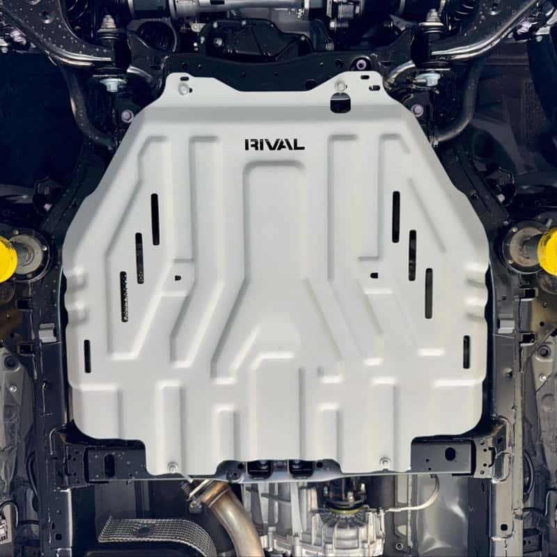 Rival 4x4 — Rival 24-26 Toyota Tacoma i-Force Max Hybrid Aluminum Transmission Catalytic Converter Skid Plate - view 2