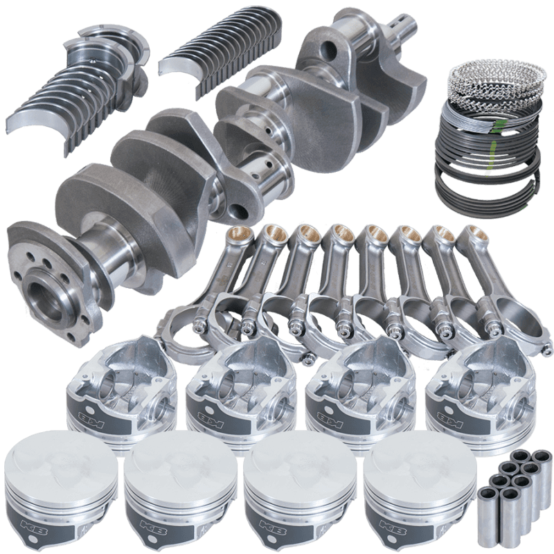 Eagle — Eagle Chevy 350 3.480in Crank 6.000in I-Beam Rods -7cc Flat Top 4.030in Pistons Rotating Assembly
Street & Strip Assy - view 1