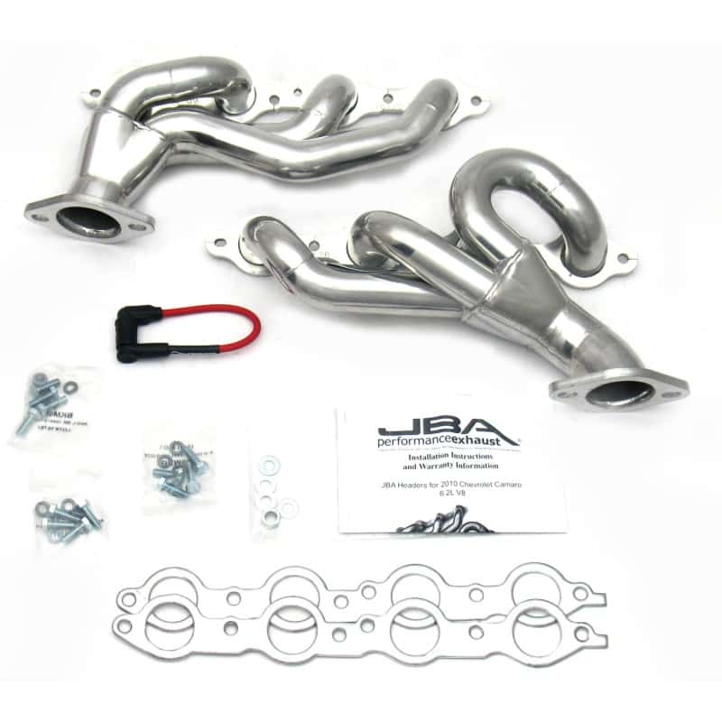JBA — JBA 10-15 Camaro 6.2L LS 1-3/4in Primary Silver Ctd Cat4Ward Header
Exhaust Header - view 2