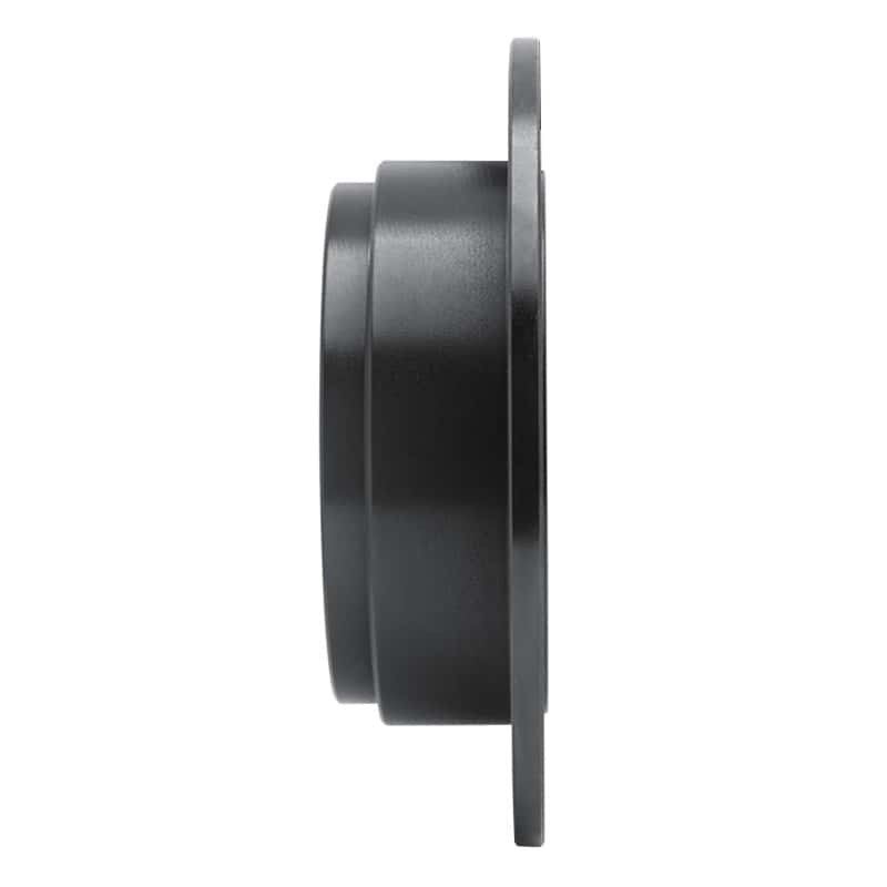 R1 Concepts — R1 90-92 Infiniti M30 Rear Left Drilled & Slotted Black Brake Rotor
R1 Brake Rotor Drill - view 3