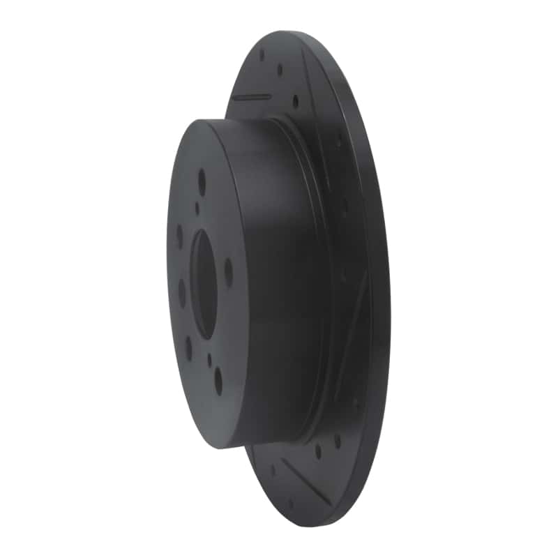 R1 Concepts — R1 18-24 Toyota Camry Rear Right Drilled & Slotted Black Brake Rotor
R1 Brake Rotor Drill - view 2